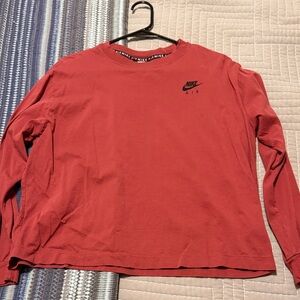 Nike Air Women’s Long Sleeve Shirt - Maroon